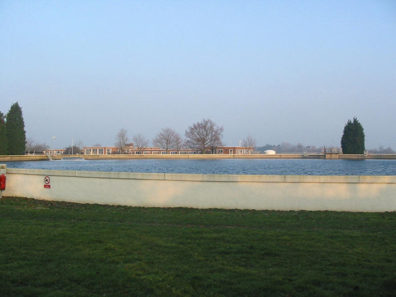 reservoir at Chigwell Row waterworks
