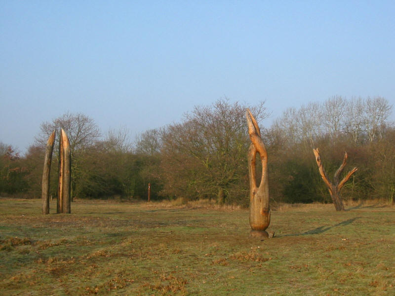 Modern art in Hainault Forest Country Park