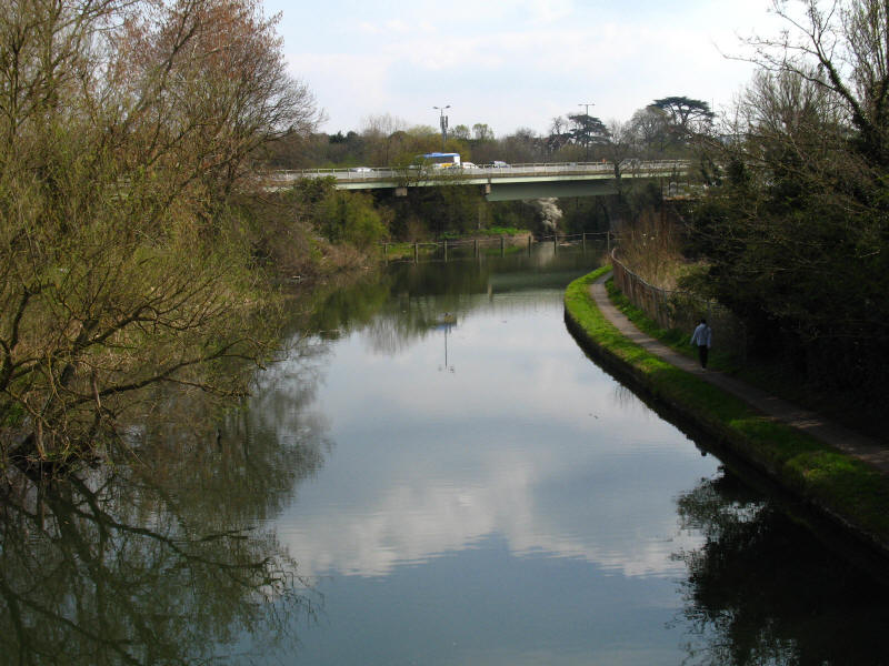 M4 viaduct and Grand Union Canal