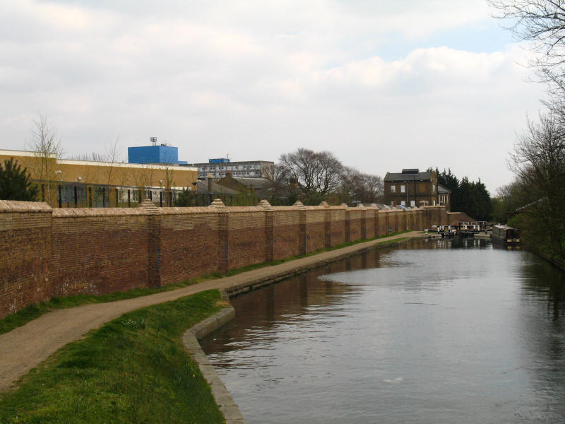 Hanwell Asylum from Grand Union Canal