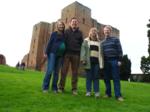 Debbie, Mark, Lucy and Stephen by Kenilworth Castle