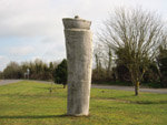 The village sign known as the Homersfield Totem Pole