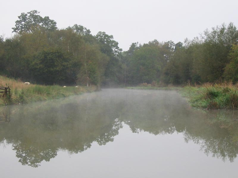Mist on the Oxford Canal at Upper Heyford