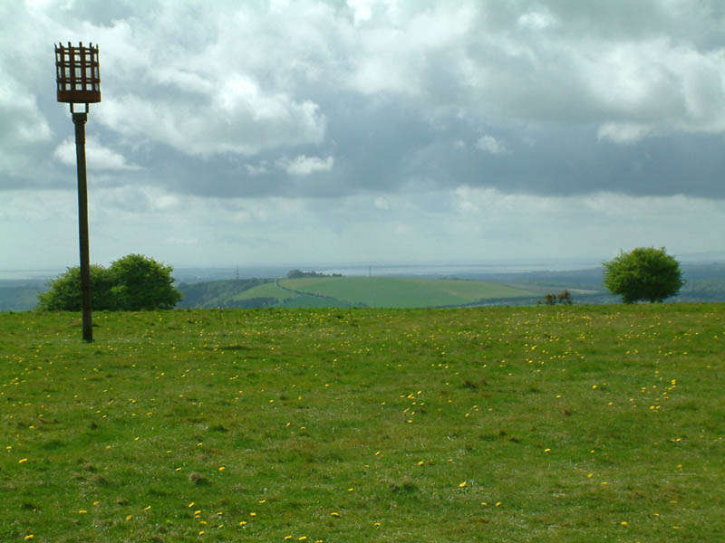 View from Butser Hill to Portsmouth