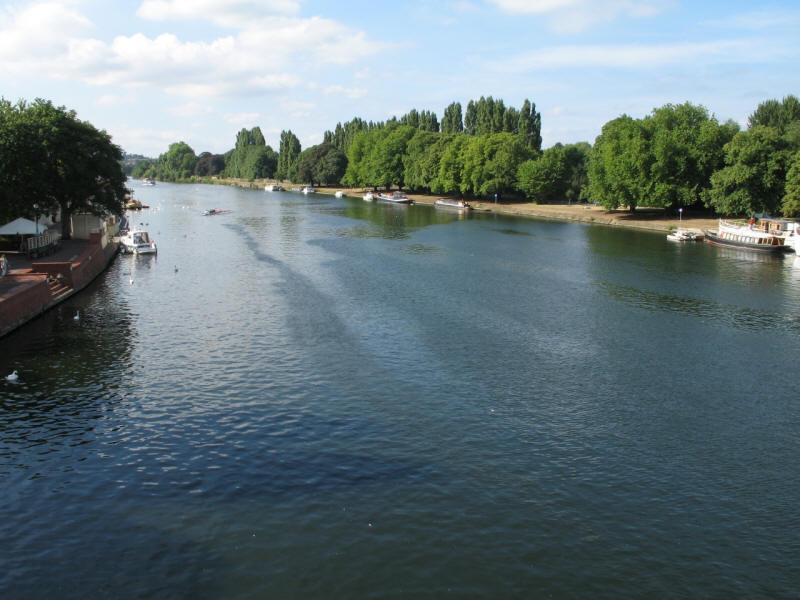 view from Kingston Bridge, River Thames