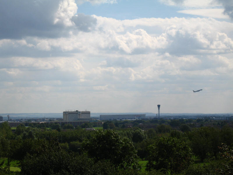 Heathrow Airport from Viewpoint hill