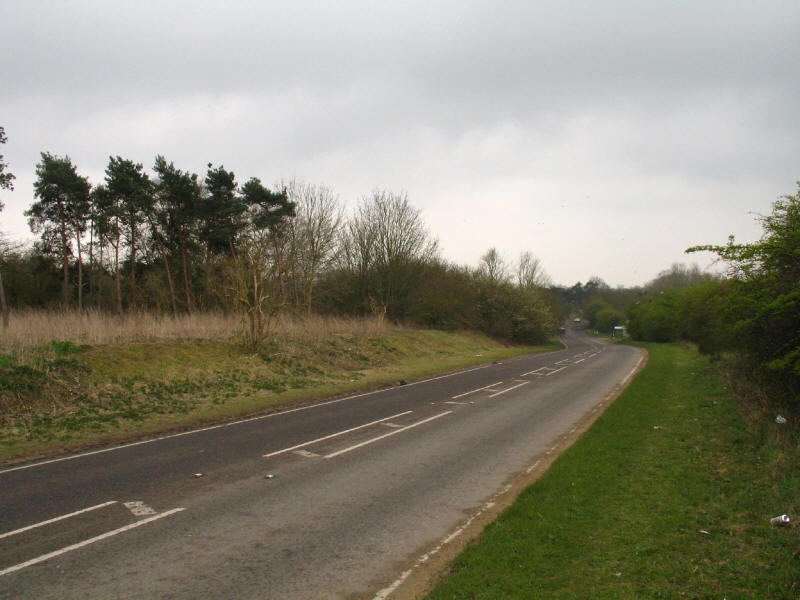 A1060 Hallingbury Road just south of Bishop's Stortford