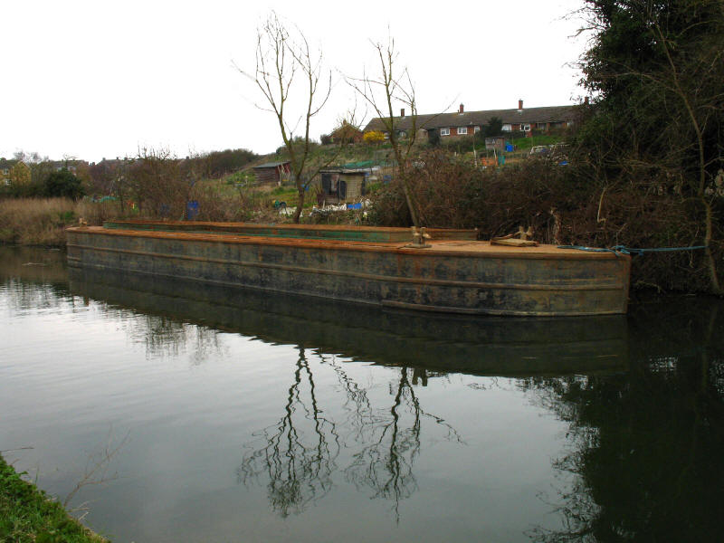barge on River Stort, Sawbridgeworth