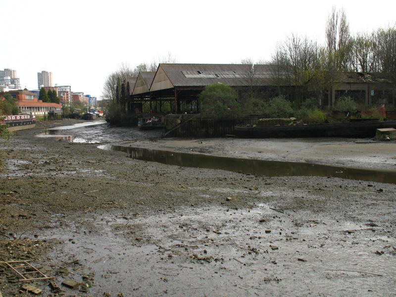 River Thames at low tide