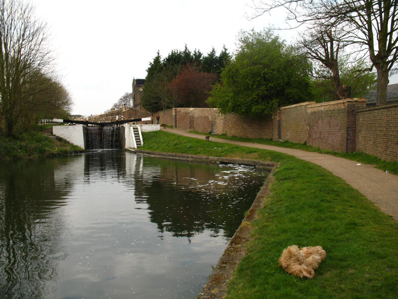 Lock on Grand Union Canal
