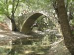 Kelefos Bridge on the Diarizos river in the Paphos Forest, Cyprus
