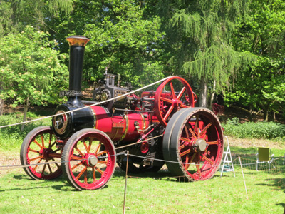 A steam engine at the annual Woolpit Steam festival