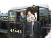 Stephen and Lucy in 46443 on the Severn Valley Railway